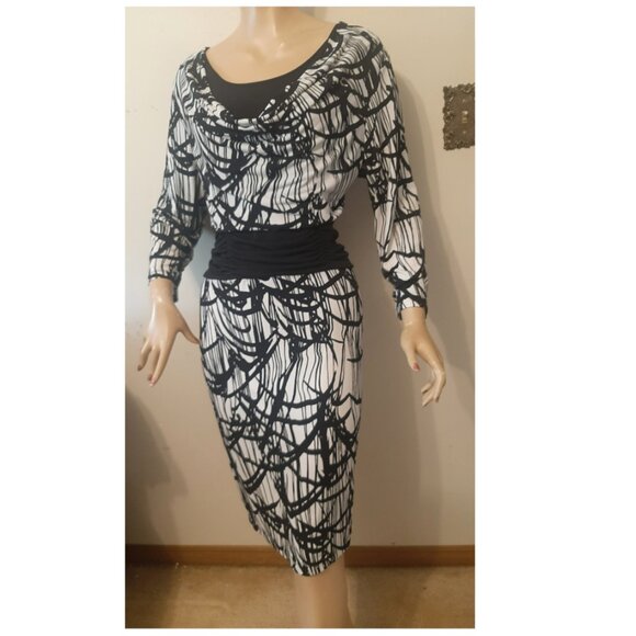 Travel by Tribal Dresses & Skirts - Travel by Tribal Black & White Dress Women's XL